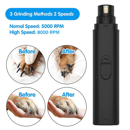 2-Speed Electric Nail Grinder, Painless Paws