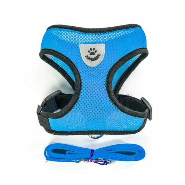 Adjustable Vest Harness with Leash