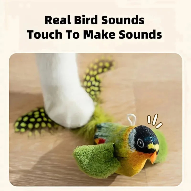 Toy emulates sound to amuse cat