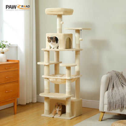 Large Indoor Tree and Tower w/Scratching Post