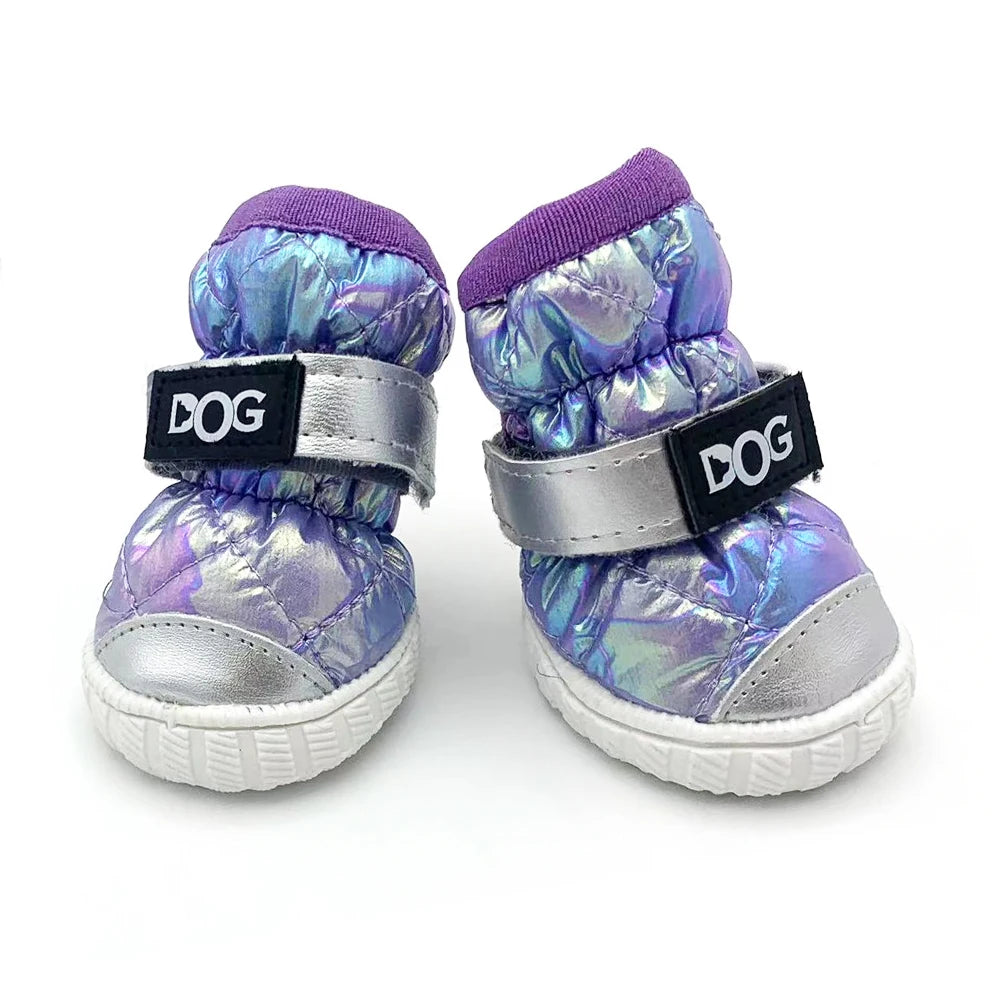 4 Pc Waterproof Boots for Small Dogs