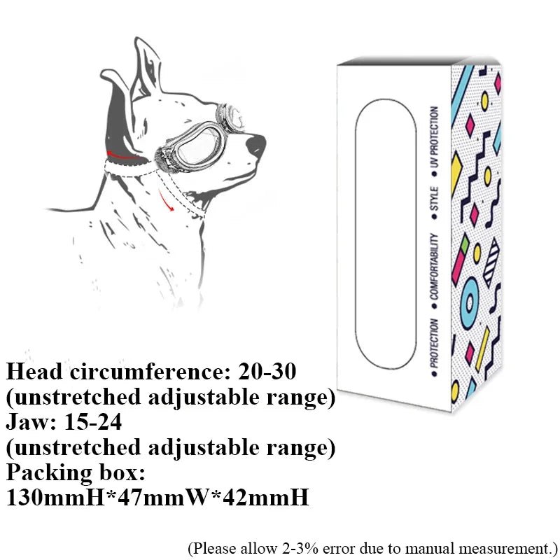 Fashion Small Dog Sunglasses w/UV Protection