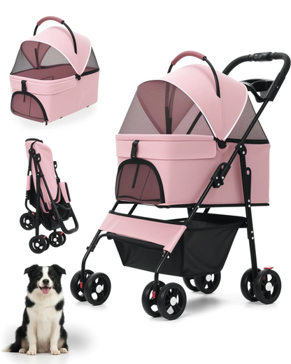 Lightweight Pet Stroller for Small Dogs