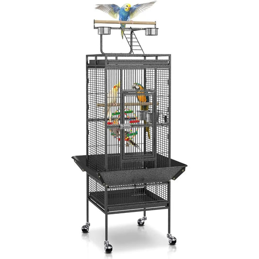 61-inch Large Bird Cage w/Rolling Stand