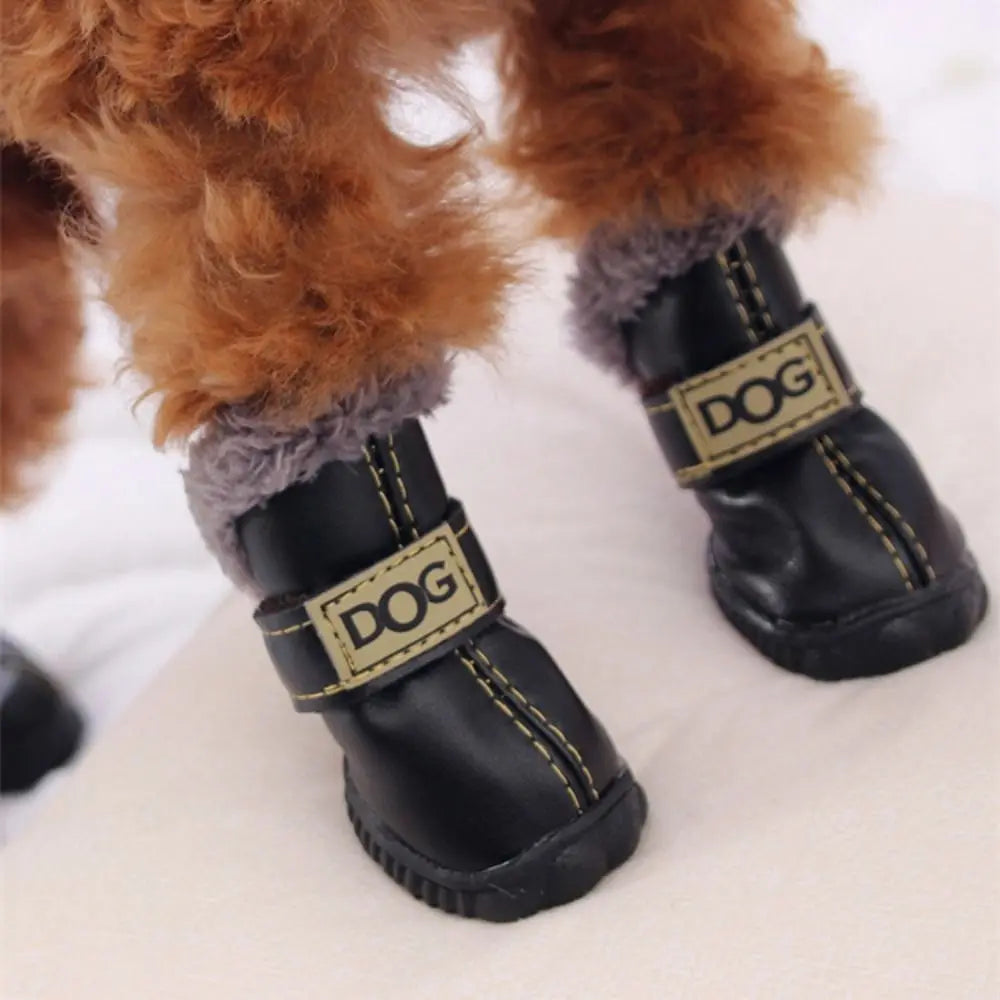 Waterproof, Non-Slip, Soft 4 Pc Snow Boots