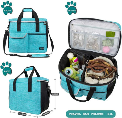Pet Travel Bag Organizer for Dog & Cat