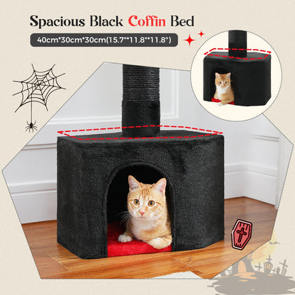 Adjustable Height Indoor Tree w/Scratching Post