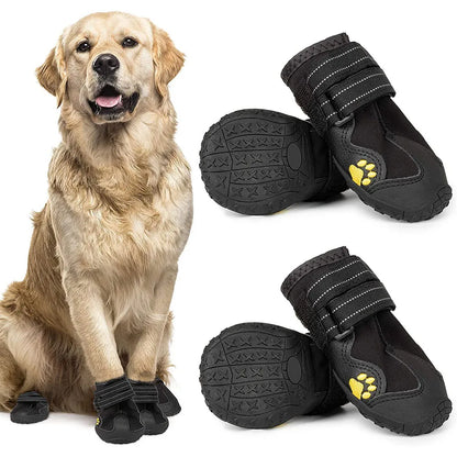 Anti-Slip, Rubber Waterproof Dog Shoes