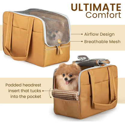 Small Dog Purse Carrier w/Cotton Padded Interior