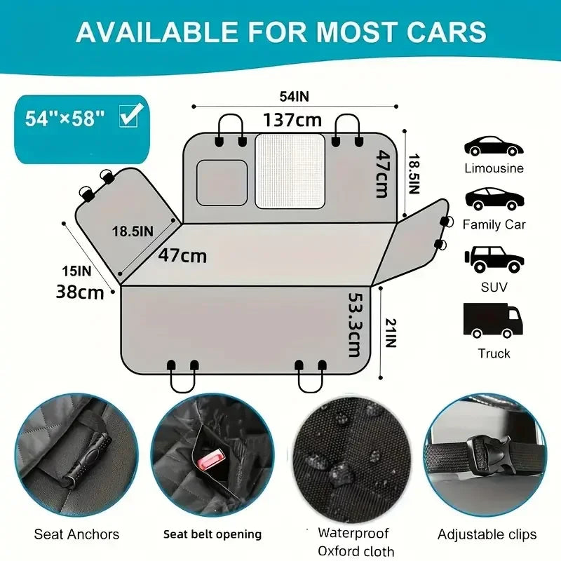 Nonslip, Durable, Soft Seat Cover for Pets