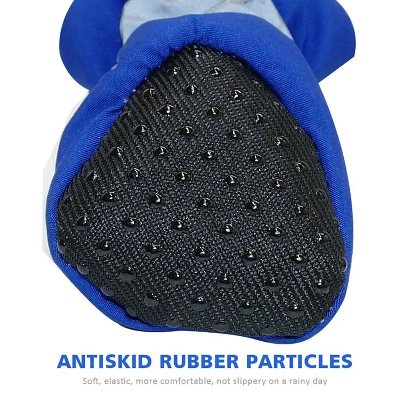 4pcs Soft Soled Anti-Skid Puppy Shoes