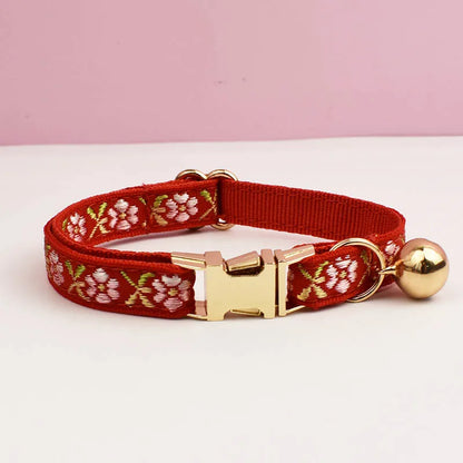 Adjustable Comfortable Cat Collar w/Bell