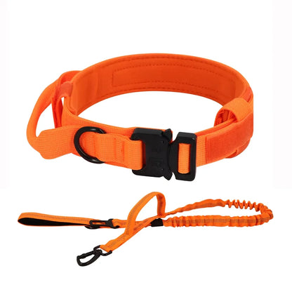 Adjustable, Tactical Dog Training Collar & Leash Set