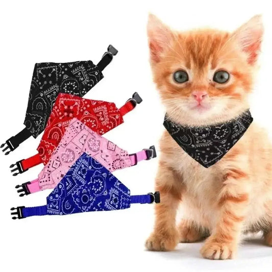 Lovely Adjustable Triangular Cat Necktie
