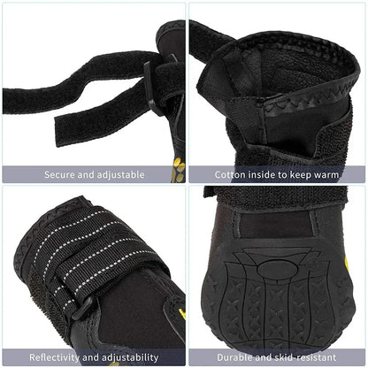 Anti-Slip, Rubber Waterproof Dog Shoes