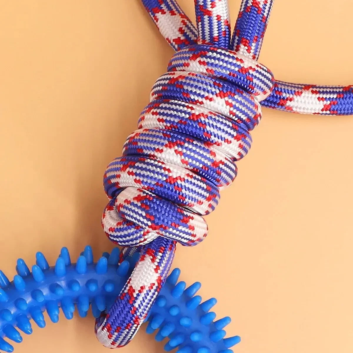 Colorful Chew Resistant Nylon Rope Toy
