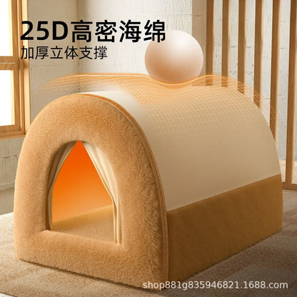 Enclosed Dog House