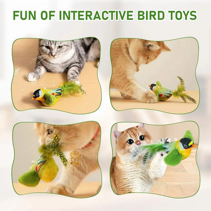 Toy emulates sound to amuse cat