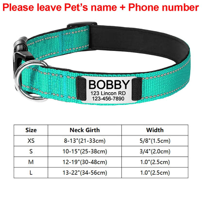 Adjustable Reflective Dog Collar