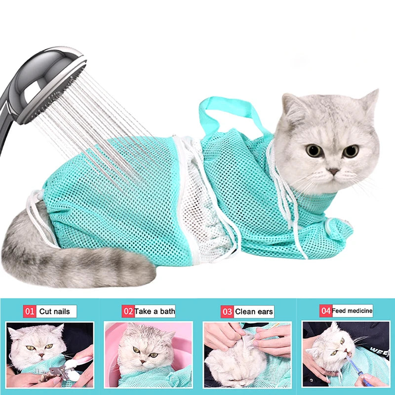 Cat care shower bag