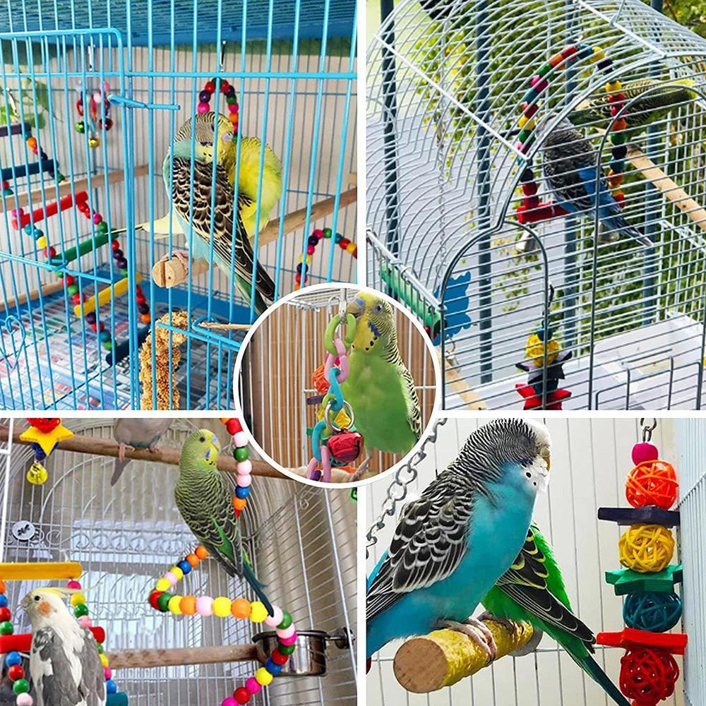 7PCS Parrot Cage Accessories
