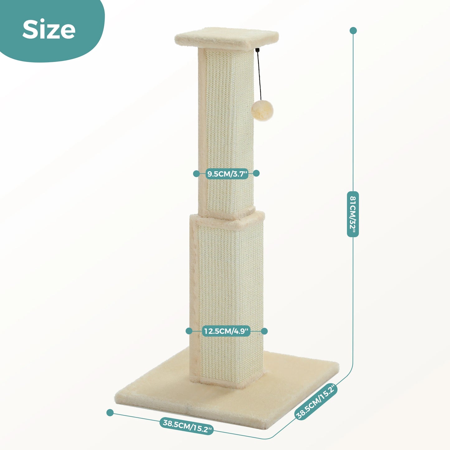 Large Scratching Post for Indoor Cats