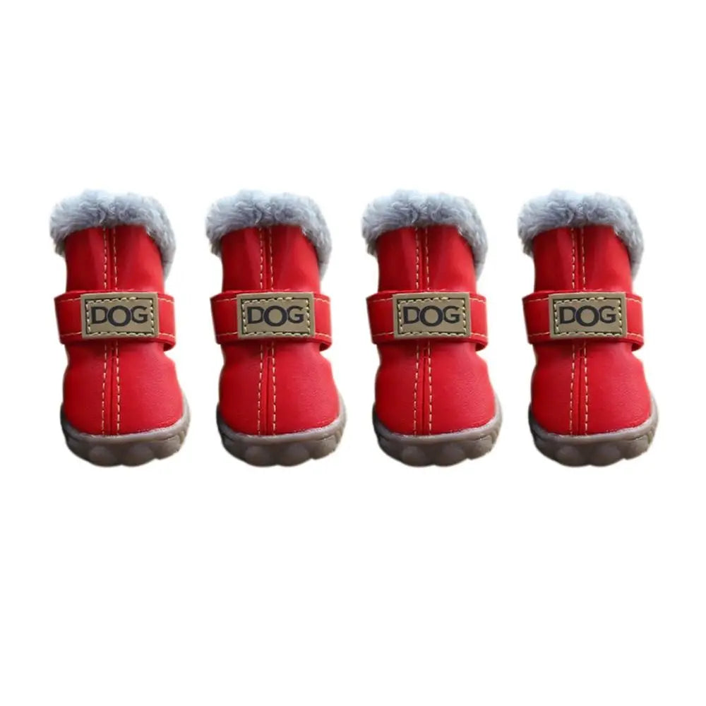 Waterproof, Non-Slip, Soft 4 Pc Snow Boots