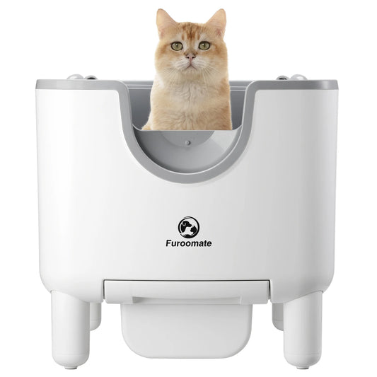 Open Top Self-Cleaning Automatic Litter Box