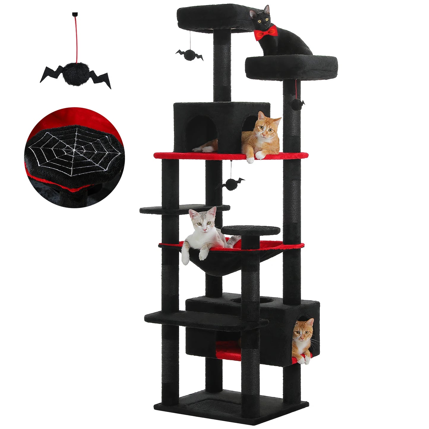 Large Indoor Tree and Tower w/Scratching Post
