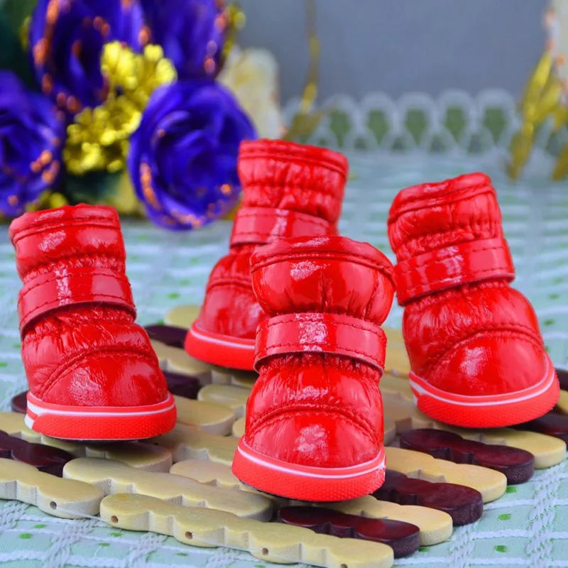 Small Dog Warm Waterproof Shoes