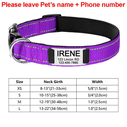 Adjustable Reflective Dog Collar