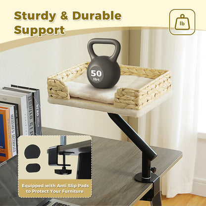Adjustable 360° Cat Bed Stand