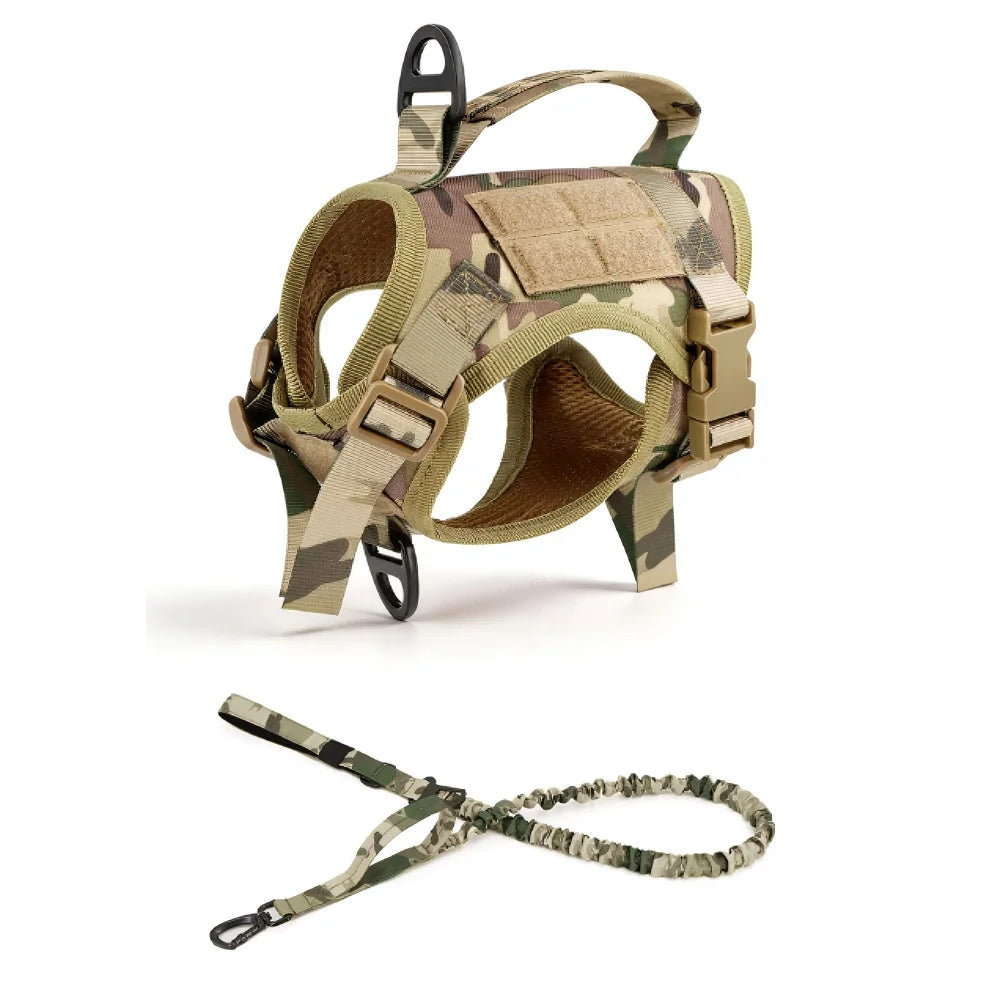 Tactical Cat Harness Vest and Leash Set