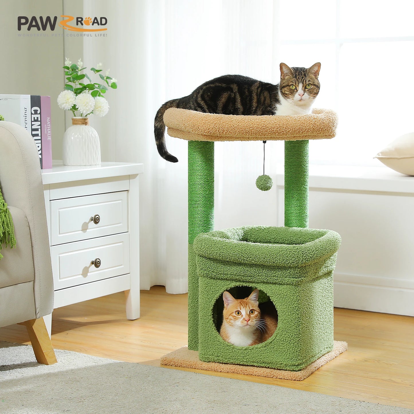 Cat Tree Tower Cozy w/Condo