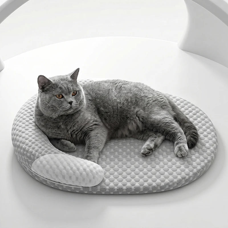 Oval Cooling Breathable Dog Bed