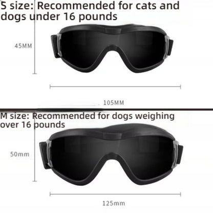 Small Breed UV Sunglasses, Adjustable Strap
