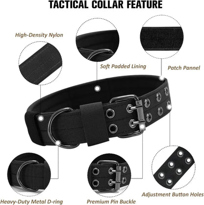 Adjustable Military Dog Collar