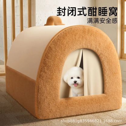 Enclosed Dog House