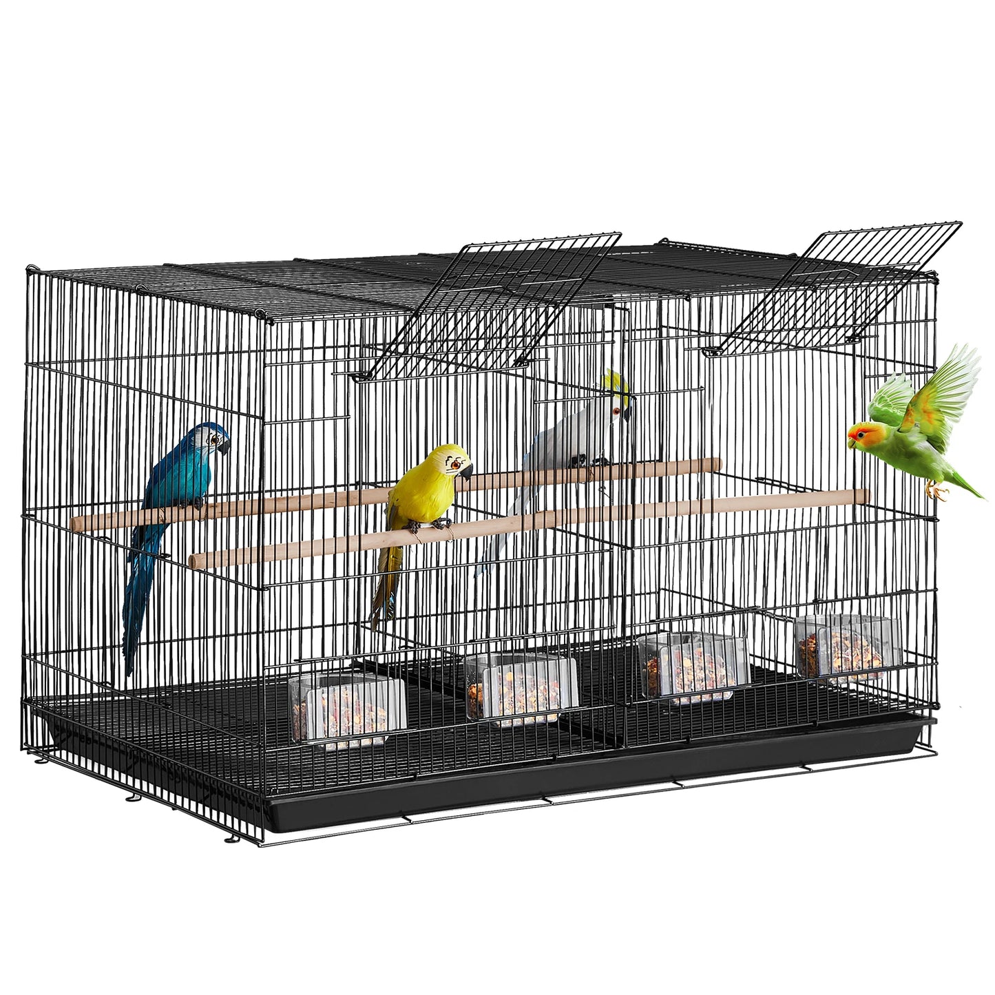 Stackable Divided Small Animal Cage