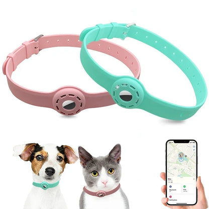 New Apple Silicone Anti-Lost Pet Collar