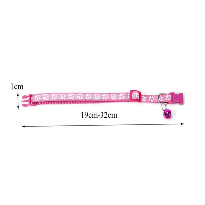 Colorful Fashion Collar w/Bell