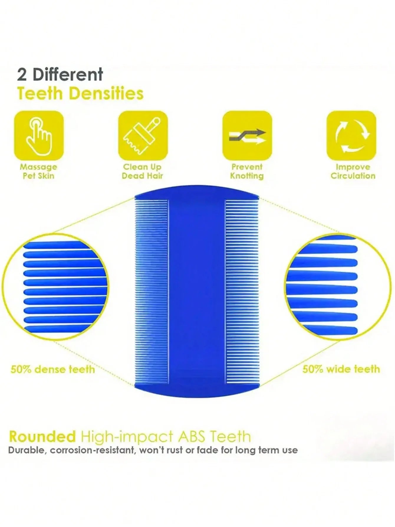 4pcs Stainless Steel Lice Comb Set