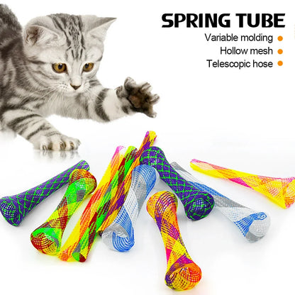 10Pcs Kitten Bouncing Jumping Catching Toy