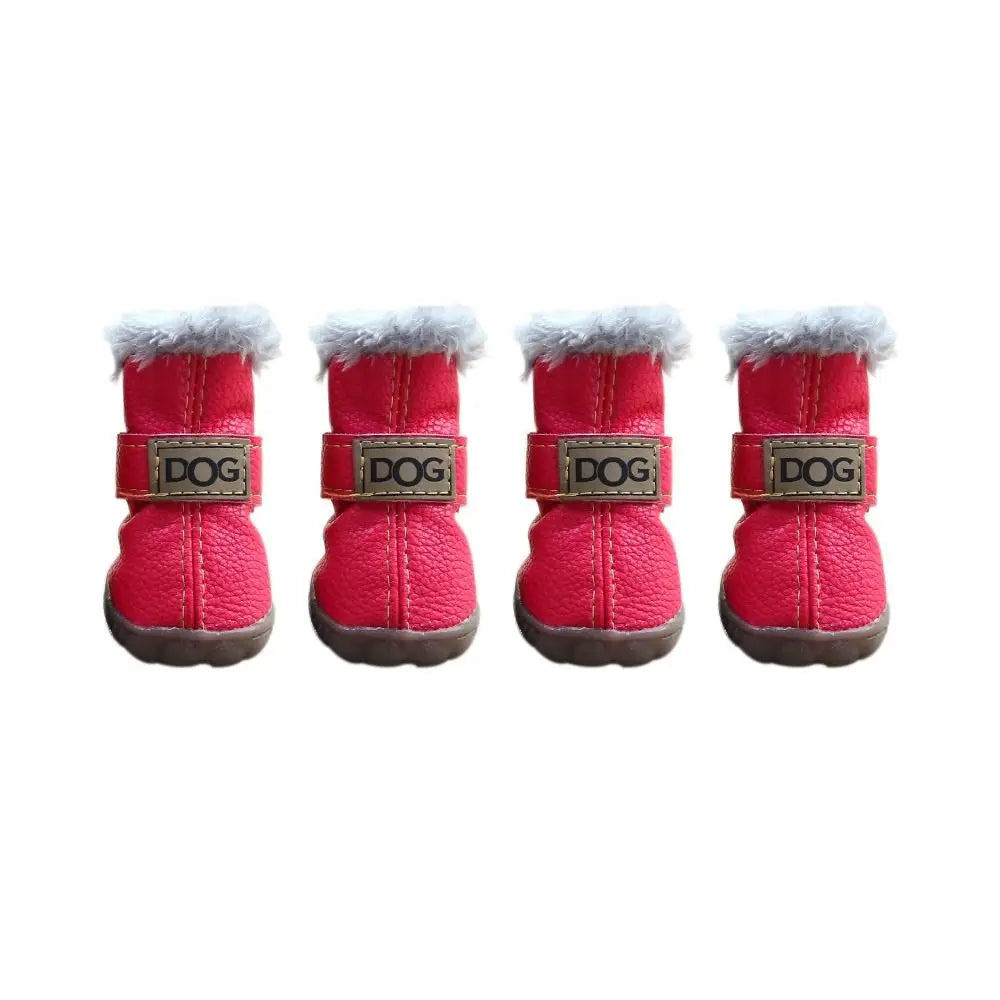 Waterproof, Non-Slip, Soft 4 Pc Snow Boots