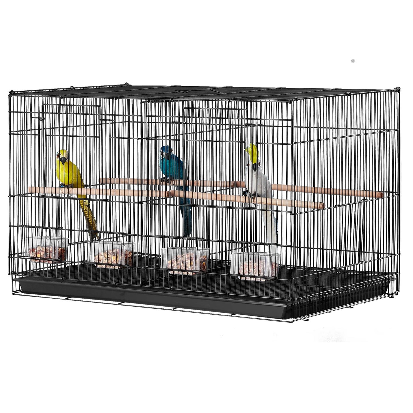 30In Bird Cage. Stackable Divided