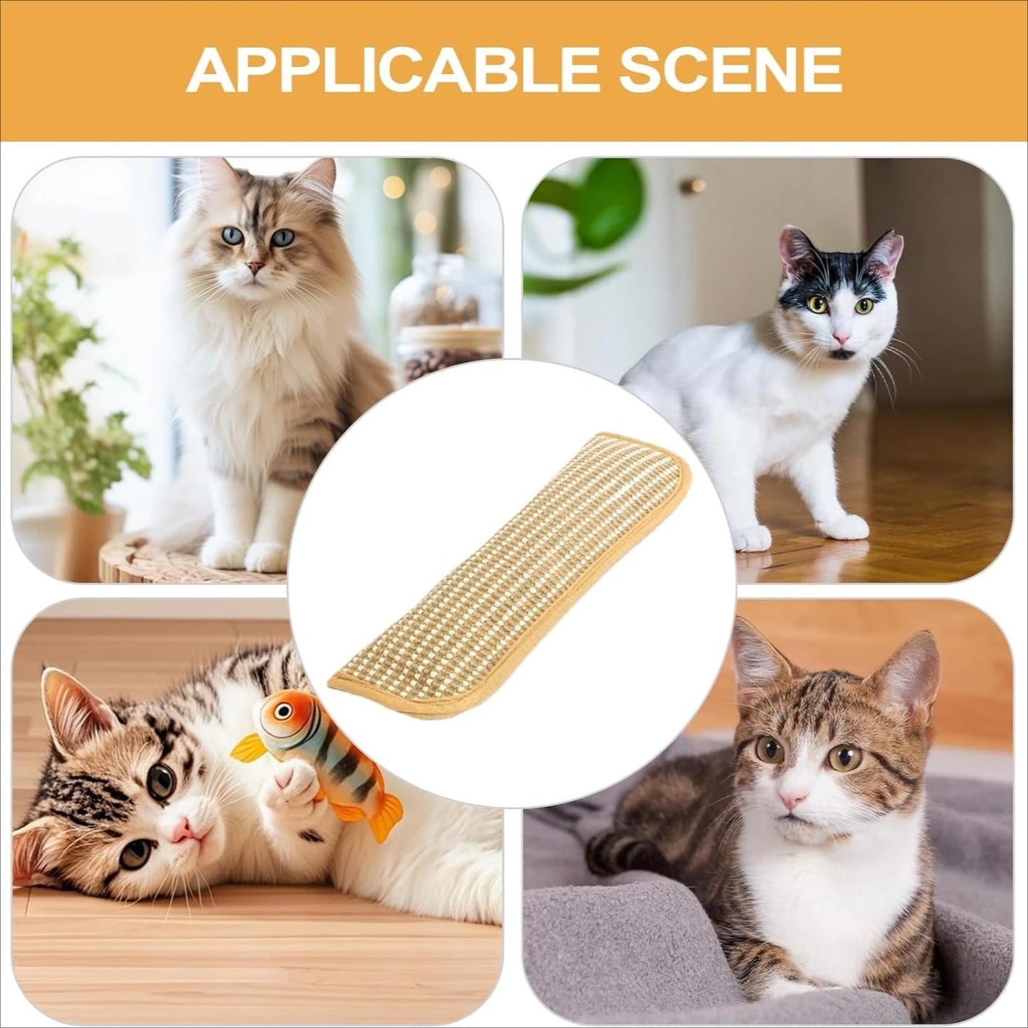 Catnip Infused Scratching Pad Toy