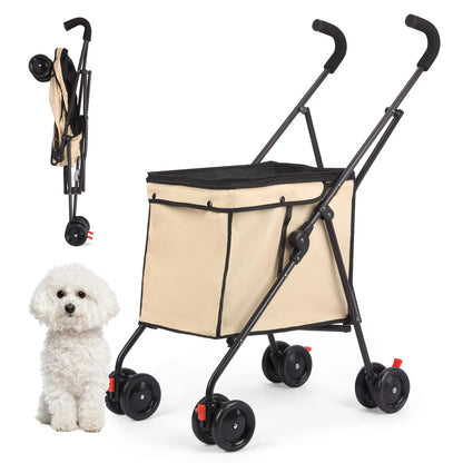 4 Wheels Dog Trolley