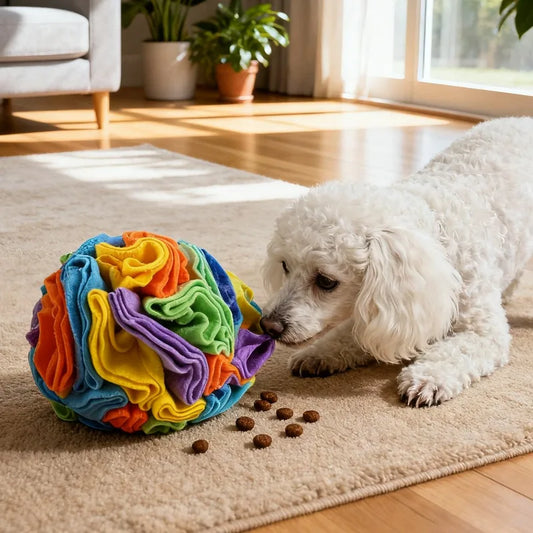 Interactive Dog Snuffle Ball, Mental Stimulation