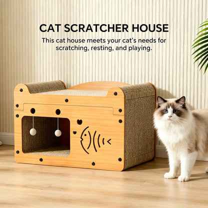 Scratching Board And Resting Bed