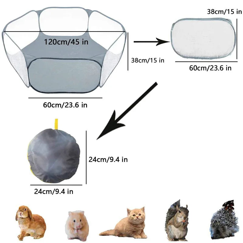 Portable Small Pet Cage Tent